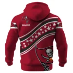 Tampa Bay Buccaneers Waffle Pullover Hoodie Personalize Your Name