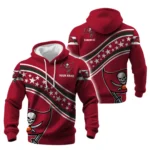 Tampa Bay Buccaneers Waffle Pullover Hoodie Personalize Your Name