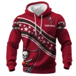 Tampa Bay Buccaneers Waffle Pullover Hoodie Personalize Your Name