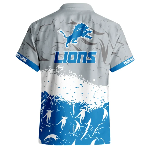 Detroit Lions Hawaiian Shirt 2026 Limited Custom Your Name