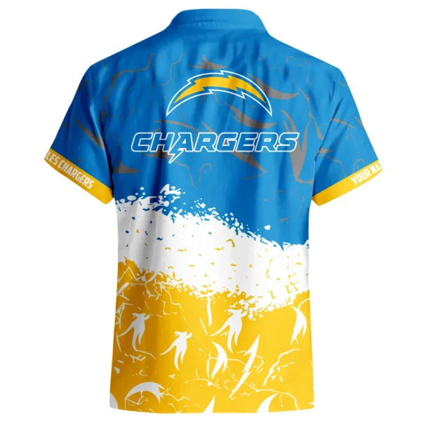 Los Angeles Chargers Hawaiian Shirt 2026 Limited Custom Your Name