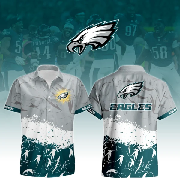 Philadelphia Eagles Hawaiian Shirt 2026 Limited Custom Your Name