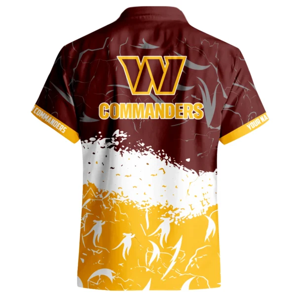 Washington Commanders Hawaiian Shirt 2026 Limited Custom Your Name