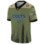 Indianapolis Colts x US Marine Corps 250th Anniversary V-Neck Short Sleeve Jersey 3D Limited 2026 Custom Your Name