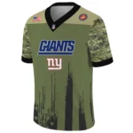 New York Giants x US Marine Corps 250th Anniversary V-Neck Short Sleeve Jersey 3D Limited 2026 Custom Your Name