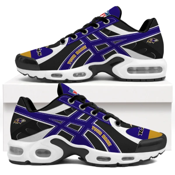 Baltimore Ravens Air Max Plus Shoes Limited For Fans Unisex Personalized Name