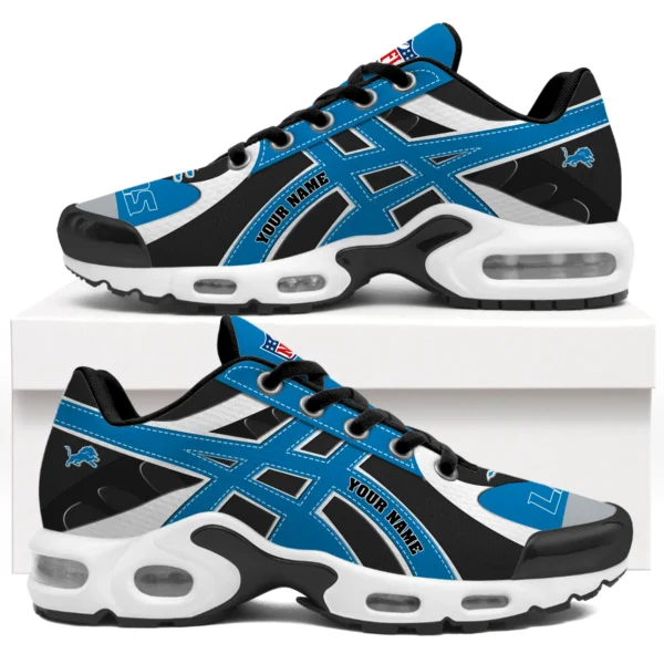 Detroit Lions Air Max Plus Shoes Limited For Fans Unisex Personalized Name