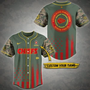Kansas City Chiefs Baseball Jersey 2026 New Limited Customize Your Name
