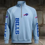 Buffalo Bills Half Zip Hoodie Stand Collar New 2026 Limited