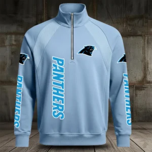 Carolina Panthers Half Zip Hoodie Stand Collar New 2026 Limited