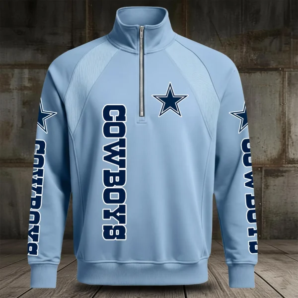 Dallas Cowboys Half Zip Hoodie Stand Collar New 2026 Limited