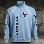 Houston Texans Half Zip Hoodie Stand Collar New 2026 Limited
