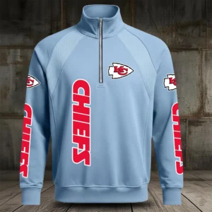 Kansas City Chiefs Half Zip Hoodie Stand Collar New 2026 Limited