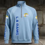 Los Angeles Rams Half Zip Hoodie Stand Collar New 2026 Limited