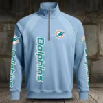 Miami Dolphins Half Zip Hoodie Stand Collar New 2026 Limited