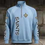 New Orleans Saints Half Zip Hoodie Stand Collar New 2026 Limited