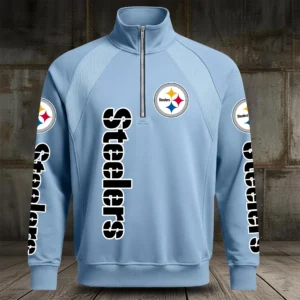 Pittsburgh Steelers Half Zip Hoodie Stand Collar New 2026 Limited
