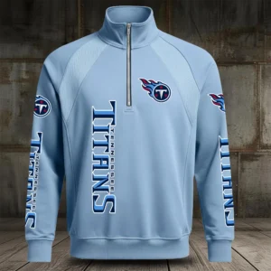 Tennessee Titans Half Zip Hoodie Stand Collar New 2026 Limited