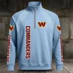 Washington Commanders Half Zip Hoodie Stand Collar New 2026 Limited