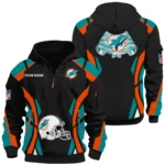 Miami Dolphins Half Zip Hoodie Full Set 2026 Limited Personalize Name