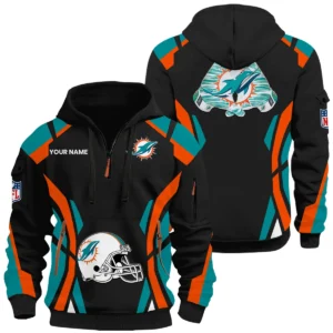 Miami Dolphins Half Zip Hoodie Full Set 2026 Limited Personalize Name