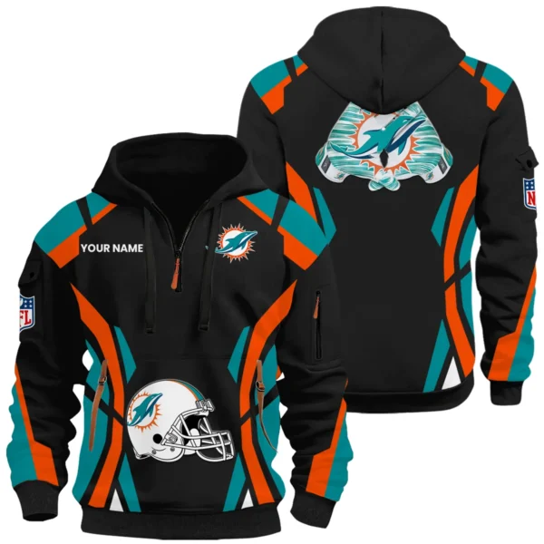 Miami Dolphins Half Zip Hoodie Full Set 2026 Limited Personalize Name
