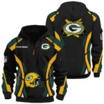 Green Bay Packers Half Zip Hoodie Full Set 2026 Limited Personalize Name