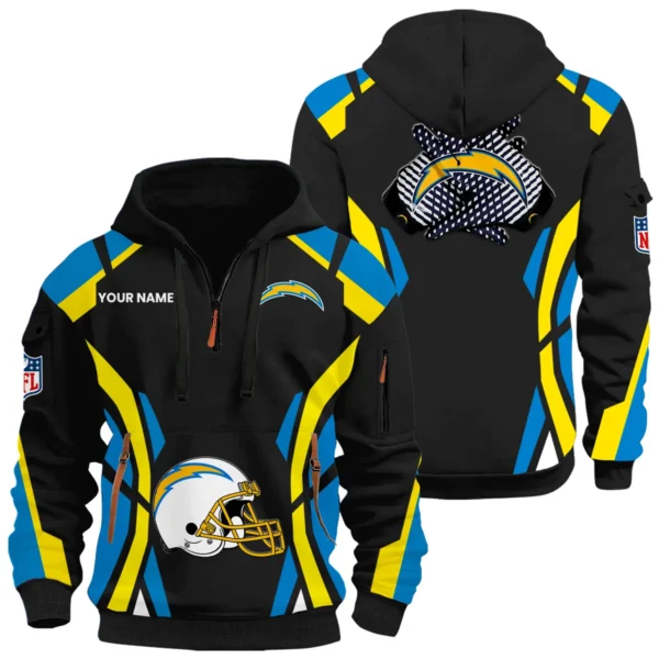 Los Angeles Chargers Half Zip Hoodie Full Set 2026 Limited Personalize Name