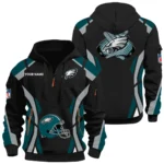 Philadelphia Eagles Half Zip Hoodie Full Set 2026 Limited Personalize Name