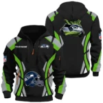 Seattle Seahawks Half Zip Hoodie Full Set 2026 Limited Personalize Name
