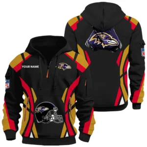 Baltimore Ravens Half Zip Hoodie Full Set 2026 Limited Personalize Name