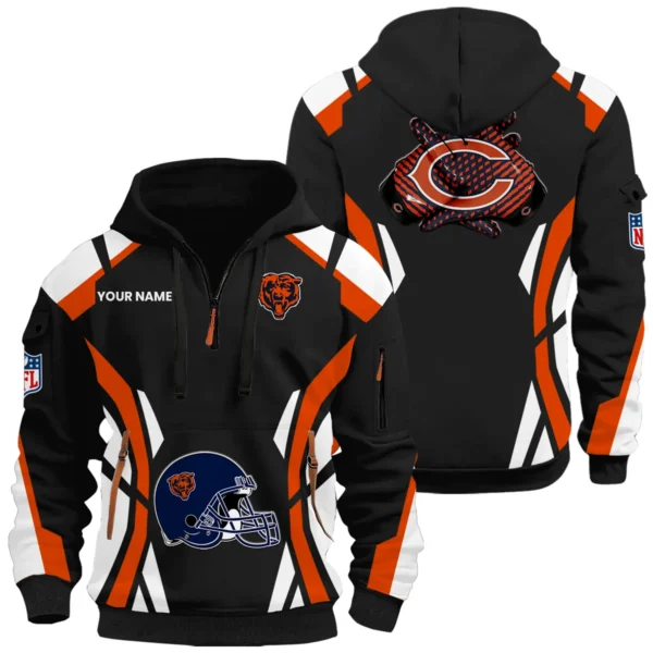 Chicago Bears Half Zip Hoodie Full Set 2026 Limited Personalize Name