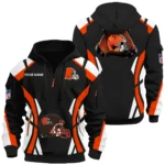 Cleveland Browns Half Zip Hoodie Full Set 2026 Limited Personalize Name