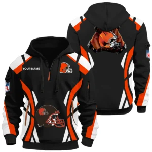 Cleveland Browns Half Zip Hoodie Full Set 2026 Limited Personalize Name