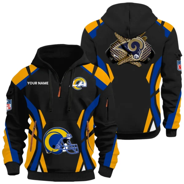 Los Angeles Rams Half Zip Hoodie Full Set 2026 Limited Personalize Name