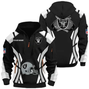 Las Vegas Raiders Half Zip Hoodie Full Set 2026 Limited Personalize Name