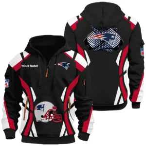New England Patriots Half Zip Hoodie Full Set 2026 Limited Personalize Name