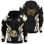 New Orleans Saints Half Zip Hoodie Full Set 2026 Limited Personalize Name