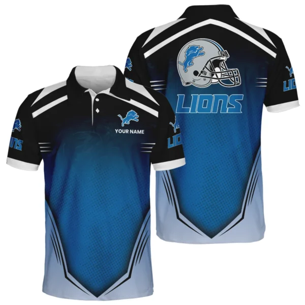 Detroit Lions Polo Shirt 2026 Limited Customize Your Name