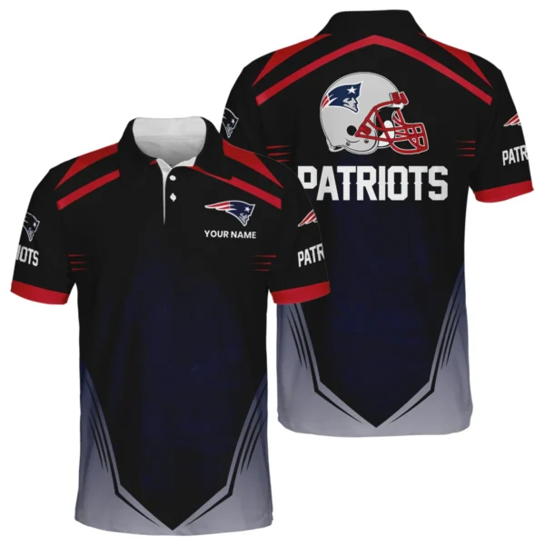 New England Patriots Polo Shirt 2026 Limited Customize Your Name