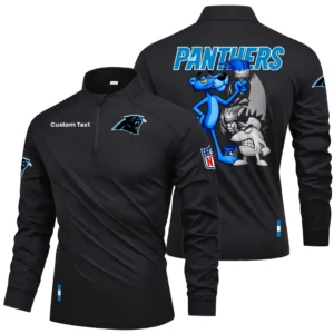 Carolina Panthers Quarter Zip Long Sleeve Shirt 2026 Limited Personalize Name