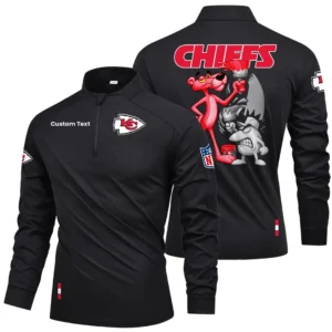 Kansas City Chiefs Quarter Zip Long Sleeve Shirt 2026 Limited Personalize Name