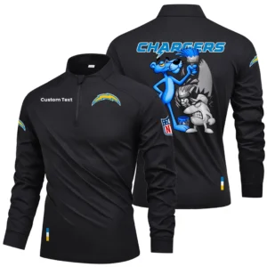 Los Angeles Chargers Quarter Zip Long Sleeve Shirt 2026 Limited Personalize Name