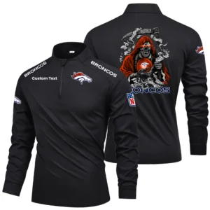 Denver Broncos Quarter Zip Long Sleeve New 2026 Limited Personalize Name