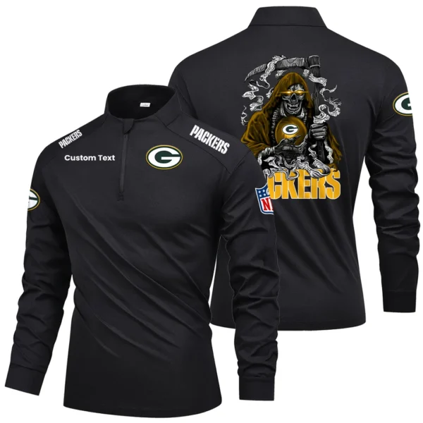 Green Bay Packers Quarter Zip Long Sleeve New 2026 Limited Personalize Name