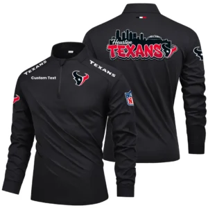 Houston Texans Quarter Zip Long Sleeve 2026 Limited Graffiti Style For Fans Personalize Name