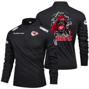 Kansas City Chiefs Quarter Zip Long Sleeve New 2026 Limited Personalize Name