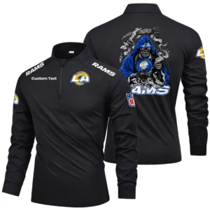 Los Angeles Rams Quarter Zip Long Sleeve New 2026 Limited Personalize Name