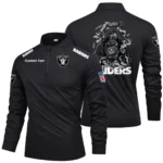 Las Vegas Raiders Quarter Zip Long Sleeve New 2026 Limited Personalize Name