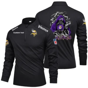 Minnesota Vikings Quarter Zip Long Sleeve New 2026 Limited Personalize Name